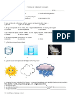 Prueba de Ciencias Naturales 2