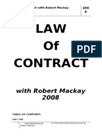 Law of Contract