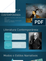 Narrador en La Literatura Contemporánea