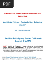 Analisis de Peligros y Puntos Criticos de Control