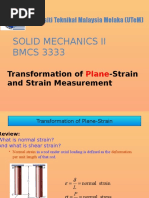 Week 1 Plane Strain Transformation