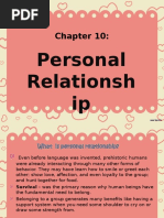 CHAPTER 10 Personal Relationship