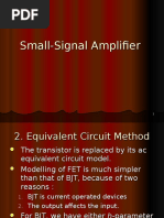 Small Signal Amplifiers