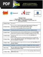 Thematic Track Clean Energy: The Way Forward in India