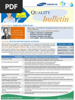 Samsung C&T Quality Bulletin-Issue 31 SEPTEMBER (2016)