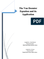 The Van Deemter Equation by Fahad