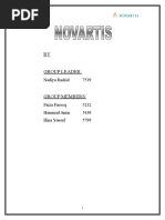 NOVARTIS Suuply Chain Report Min Nizar