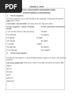 Gramática e Atividades Abril 6º Ano