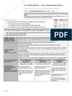 Lesson Planning Form For Accessible Instruction - Calvin College Education Program