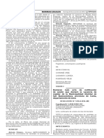 Declaran Nulo Acto de Notificación de Sesión Que Declaró La Vacancia de Regidor de La Municipalidad Distrital de San Buenaventura Provincia de Canta Departamento de Lima