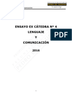 3-Ensayo Ex Cátedra N°4 Lenguaje 2016