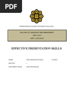 Strategies For Effective Presentation