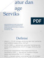 Persalinan Prematur Dan Cerclage Serviks