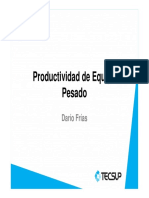 2.1 - Productividad de Cargador Frontal