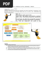 Plan de Redacción Guía N°1 Módulo 3 PSU Lenguaje 1° Medio