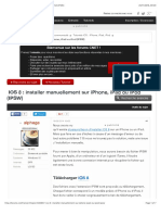 IOS 8: Installer Manuellement Sur Iphone, Ipad Ou Ipod (IPSW) PDF