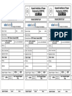 Bank Deposit Slip Askari PGTP 2016