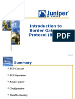 Introduction To Border Gateway Protocol (BGP 4)