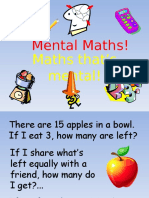 100 Mental Maths Starters