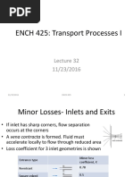 ENCH 425: Transport Processes I