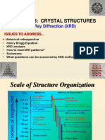 Chapter 3: Crystal Structures: X-Ray Diffraction (XRD)