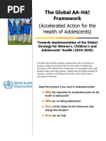 The Global AA-HA! Framework (Accelerated Action For The Health of Adolescents)