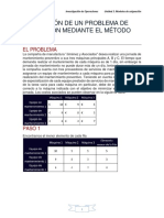 Problema de Asignación Mediante El Método Húngaro