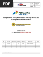 Longitudinal Strength Analysis of Barge Kreuz 282 During CPP2 Jacket