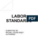 Labor Standards: Submitted by Michel Louise Bajo-Gutierrez