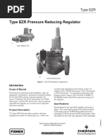 EZR Fisher Pressure Reducing Regulator