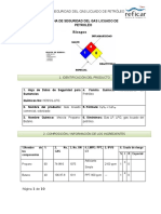 Ficha de Seguridad Del Gas Licuado de Petroleo