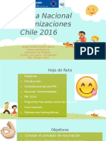 Programa Nacional de Inmunizaciones Chile 2016