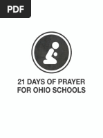 21 Days of Prayer For Ohio Schools