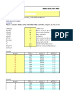 Wind Analysis Asce 7-10: ASCE 7-10, C&C WIND LOAD ON WINDOWS & DOORS, Figure 30.4-1, H 60 Feet