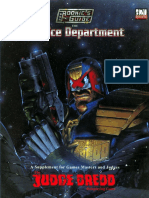 Judge Dredd The Rookie's Guide To The Justice Department