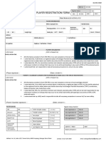 Sfa-P01 Player Form