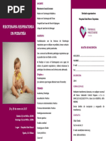 Curso Fisioterapia Respiratoria Pediátrica