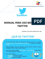 Manual para Uso Básico Del Twitter