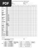 Cartilla de Evaluación Sanitaria de Pimiento Páprika