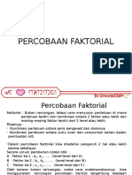 Percobaan Faktorial