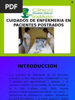 Cuidado de Enfermería en Pacientes Postrados