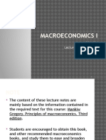 BCM 221 - Macroeconomic I (Notes)