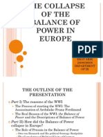 The History of Balance of Power in Europe