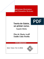 Teoria de Galois Un Primer Curso - Flor de Maria Aceff PDF