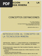 8 Introducción A La Tecnología Minera 2 - 6 Nov