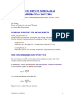 Math Sinc Function