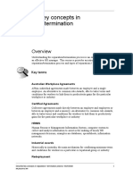 Describe Key Concepts in Separation/termination