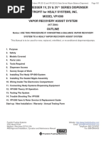 Wayne-Dresser 1V, 2V & 3V Retrofit For Healy Systems, Inc. MODEL VP1000 Vapor Recovery Assist System