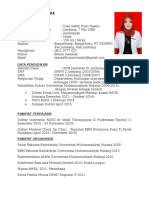 Contoh Curriculum Vitae