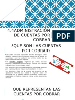 4.4 Admiistracion de Cuentas Por Cobrar